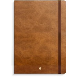 Notesbog delux A5 blank brun 92767100