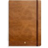 Notesbog delux A5 blank brun 92767100