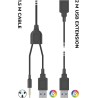 Subsonic gaming headset med LED | Multiplatform | Bakkeleg