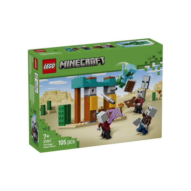 De Udstødtes Ørkenpatrulje LEGO Minecraft | Byggesæt | Bakkeleg