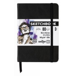 Skitsebog A6 sort