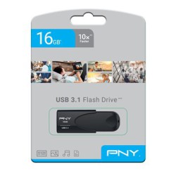 PNY Attaché 4 USB 3.1 16 GB sort USB-flashdrev.