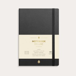 Notebook Deluxe A6 Black | Sort A6 notesbog | Bakkeleg
