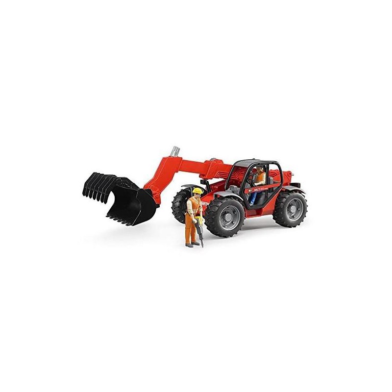 Bruder 02125 Manitou teleskoplæsser 1:16 | Bakkeleg Brædstrup
