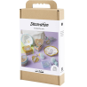 DIY Kit Dekoration med muslingeskaller og nøgleringe | Bakkeleg