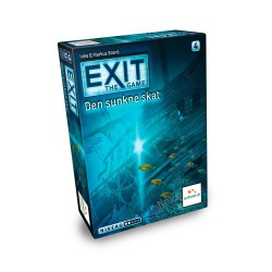 EXIT 4 Den Sunkne Skat på dansk – spændende escape room-spil med gåder, mysterier og jagten på en sunket skat.