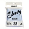 Sleevy STANDARD Clear – pakke med 100 transparente sleeves til spillekort i størrelsen 63,5 x 88 mm.