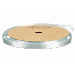 Lyseblåt satinbånd på 3 mm x 10 meter til gaveindpakning, sløjfer, dekoration og kreative hobbyprojekter.
