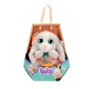 Baby Paws Bunny 24 cm – blød interaktiv kanin med sut og svøb, der lukker øjnene og laver sovelyde, når den får sutten.