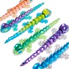 CrystaLynx Gecko Ass. | Leddelt fidget-figur i krystalæg | Bakkeleg