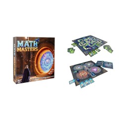 Math Masters brætspil – lærerigt og underholdende matematikspil med hovedregning for 2–4 spillere fra 6 år.