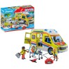 PLAYMOBIL Ambulance with Light and Sound – ambulance med lys og lyd til spændende redningsaktioner og fantasifuld rolleleg.