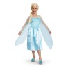 Disney Frozen Elsa Classic kostume fra DISGUISE i str. S til børn 5-6 år – flot Elsa-udklædning til fastelavn og leg.