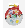 POKÉMON sæt med 7 viskelædere med forskellige Pokémon-motiver til skole, penalhus og samling.