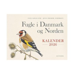 Fugle i Danmark og Norden Kalender 2027 med smukke fuglemotiver fra den danske og nordiske natur.