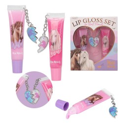 Miss Melody BFF Lipgloss og Hjertevedhæng | Sødt venindesæt | Bakkeleg