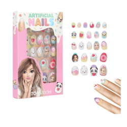 TOPModel Artificial Nails CANDY GLAM | Kunstige negle til børn | Bakke