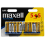 Maxell AAA LR03 alkaline batterier i praktisk 10-pak.