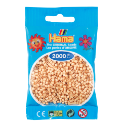 HAMA Mini perler 501-27 i beige til detaljerede perleprojekter.