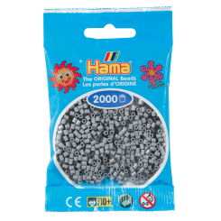 HAMA Mini Perler Grå 501-17 | Kreative Mini Perler | Bakkeleg