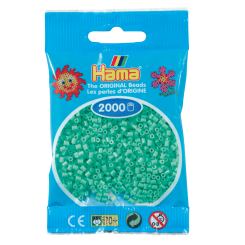 HAMA Mini Perler Lys Grøn 501-11 | Kreative Mini Perler | Bakkeleg