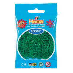 HAMA Mini Perler Græsgrøn 501-10 | Kreative Mini Perler | Bakkeleg