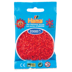 HAMA Mini Perler Rød 501-05 | Kreative Mini Perler | Bakkeleg