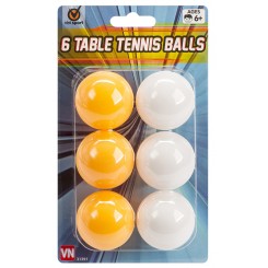 BORDTENNISBOLDE 6 STK 31391