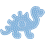 HAMA Maxi Perleplade Dinosaur 8215 | Stiftplade | Bakkeleg
