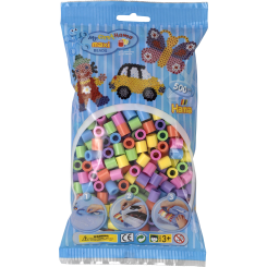 HAMA Maxi Perler Pastelfarver 500 Stk 8471 | Bakkeleg